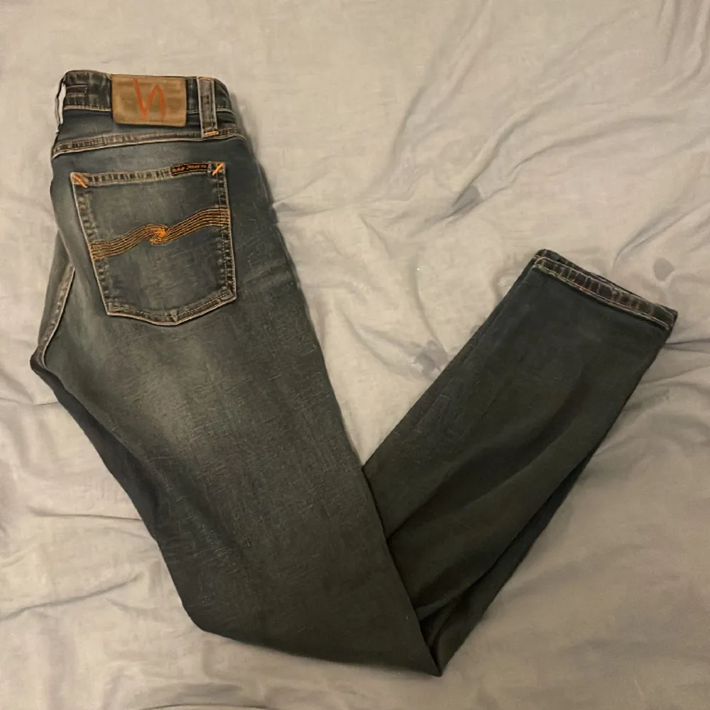 Ett par nudie jeans som knte kommer till användning längre, dom passar perfekt till grisch stilen nypris 1600. Jeans & Byxor.