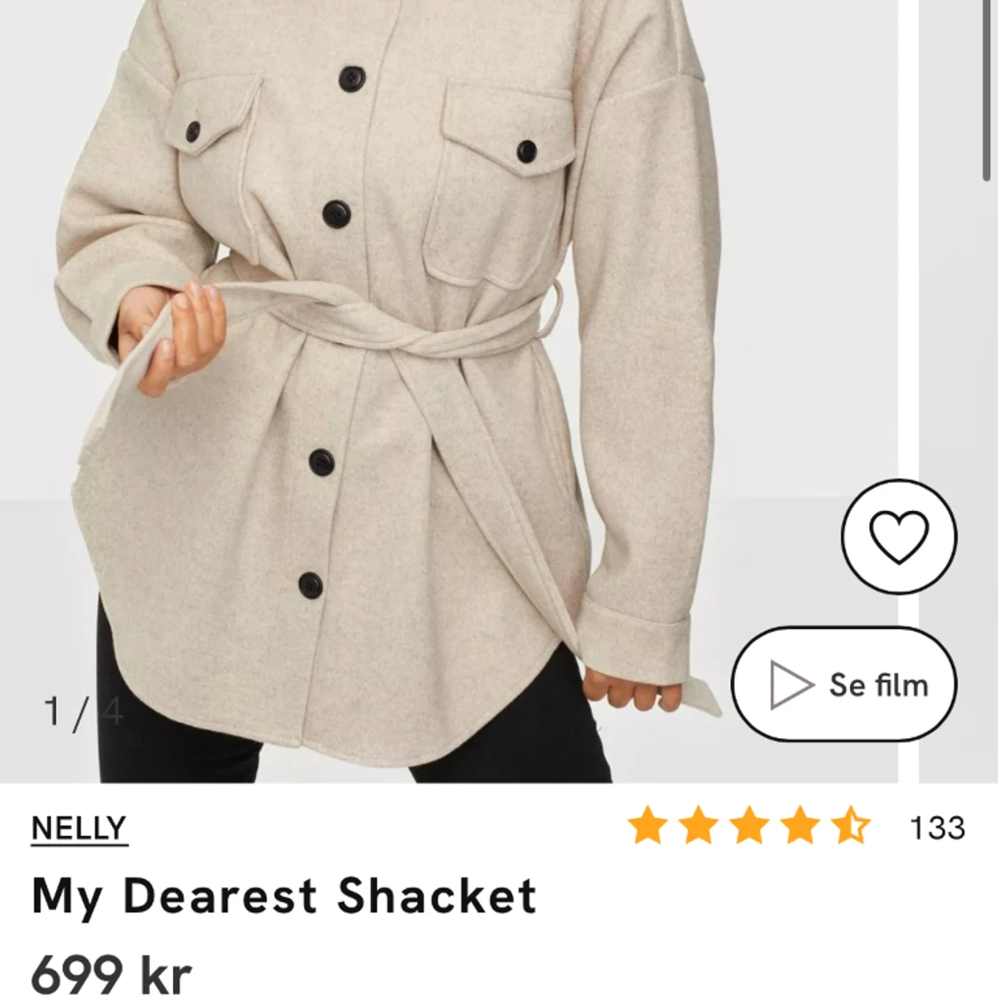 Beige kappa (schacket) - 91