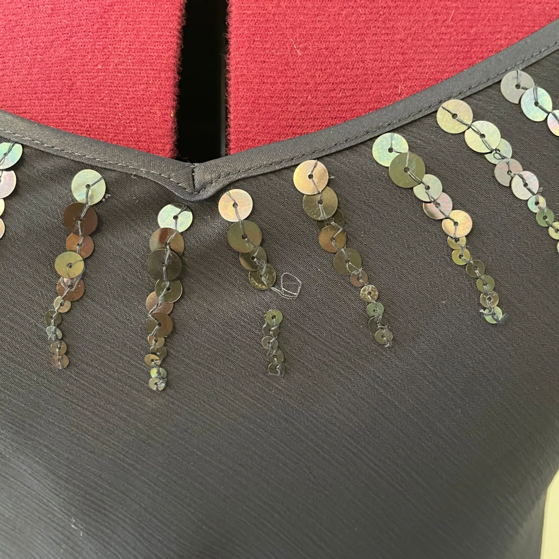 Mörkblå klänning - 92