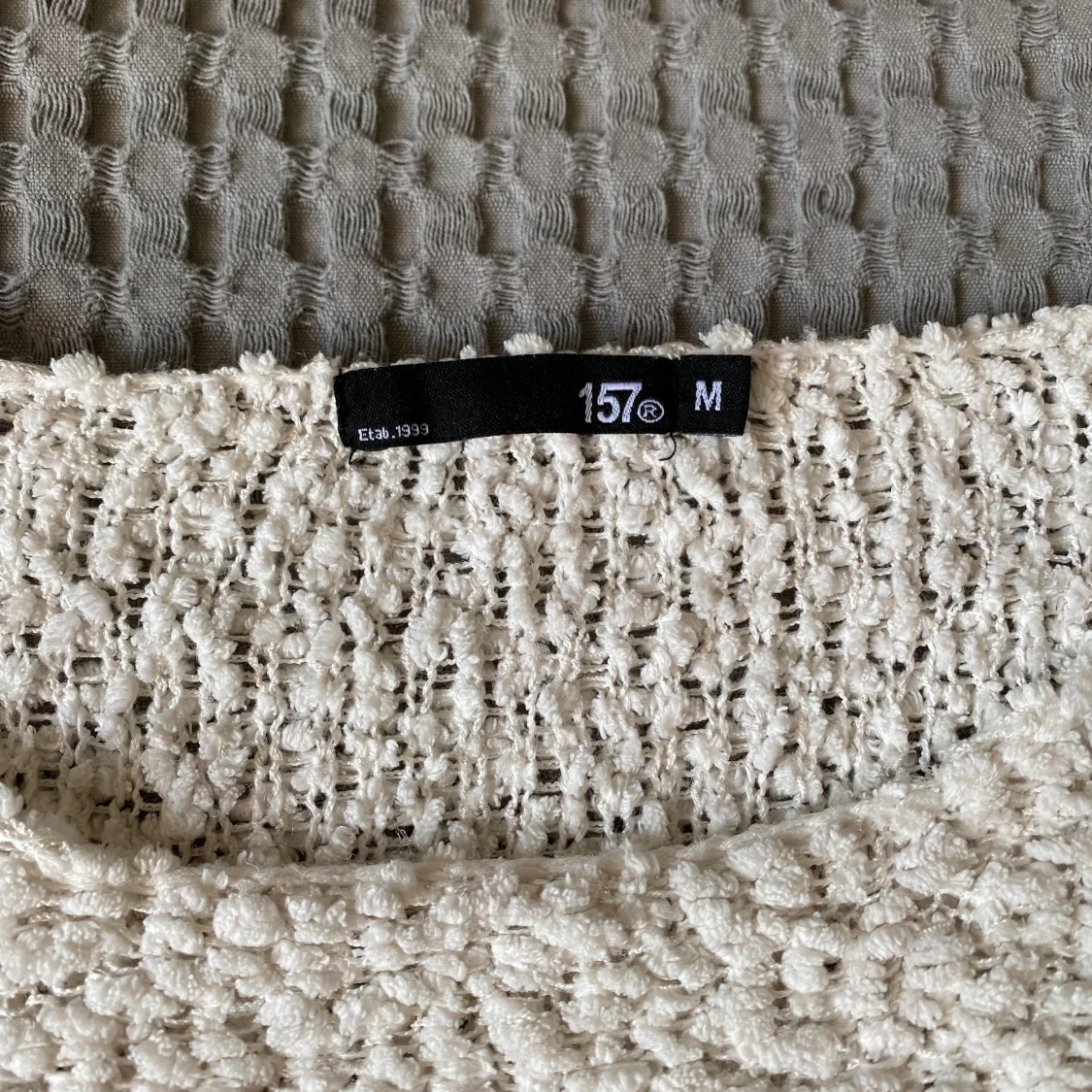 Mysig vit tröja - 2