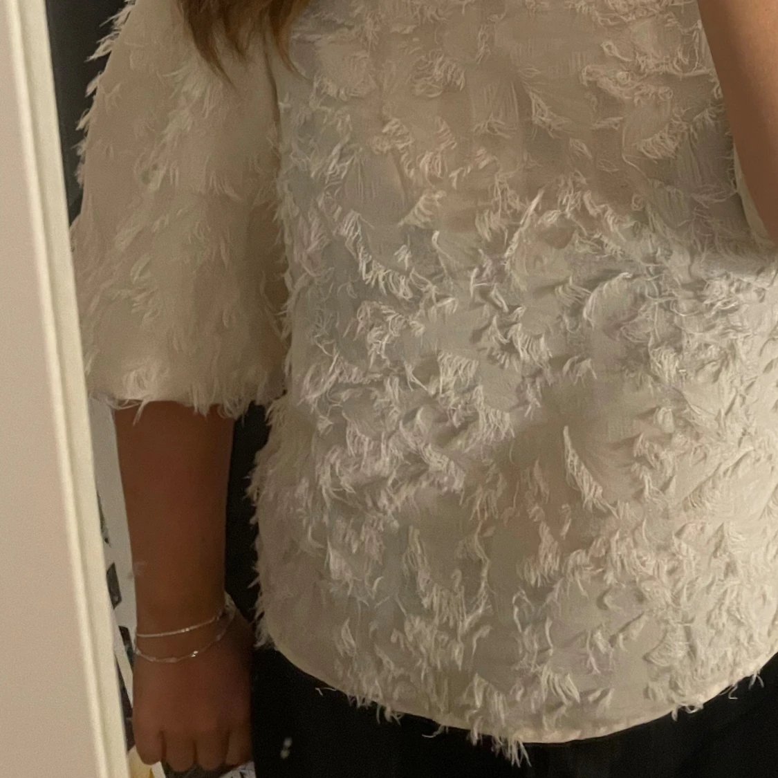 Blus med fransar  - 92