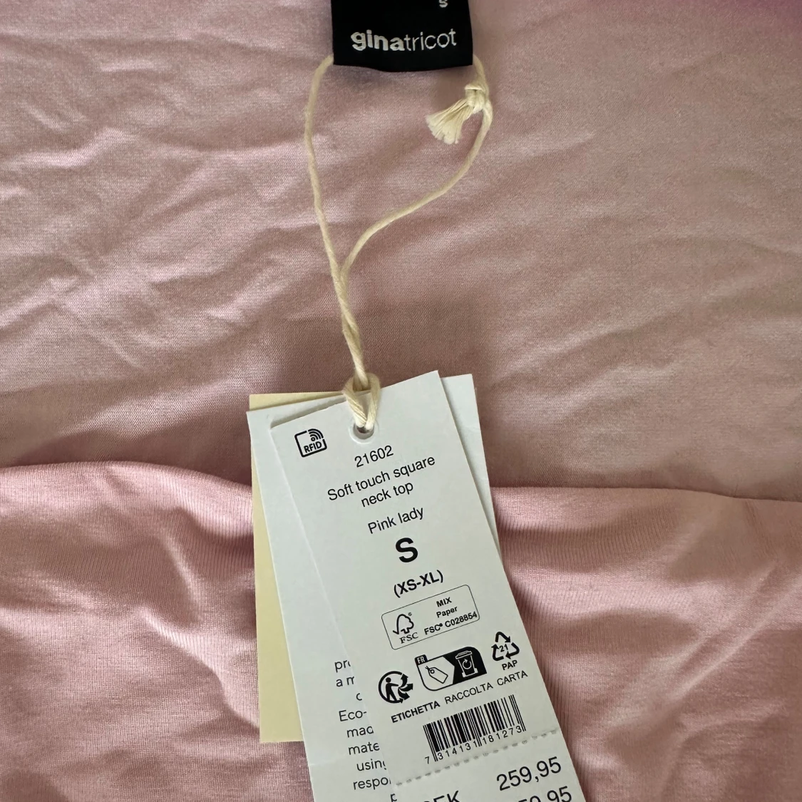 Ljusrosa topp från Gina Tricot - 91