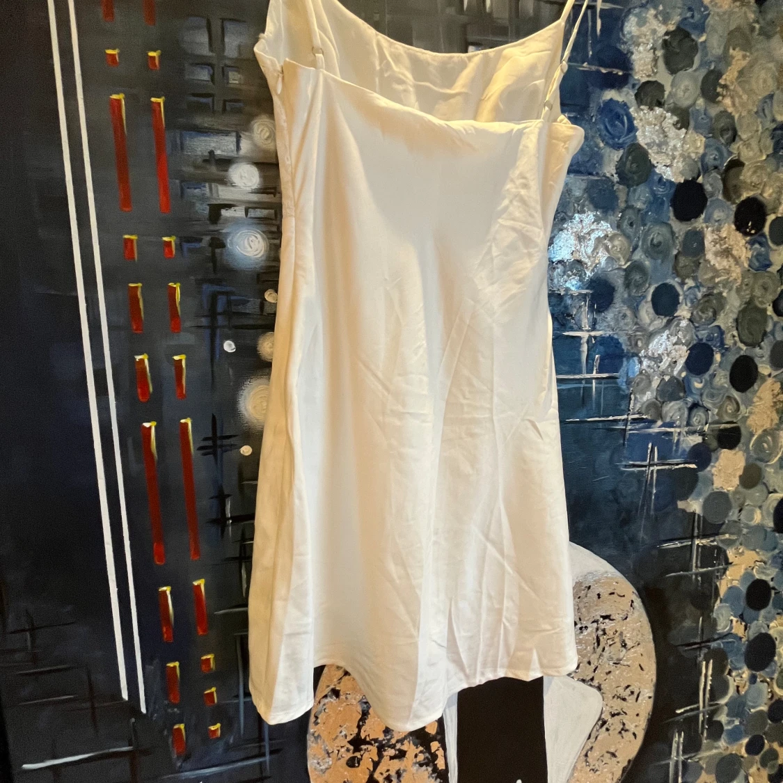 Vit spetsdröm klänning  - 91