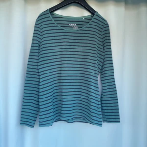Långärmad tröja  - Långärmad grönrandig tröja i gott skick använd ett par gånger.