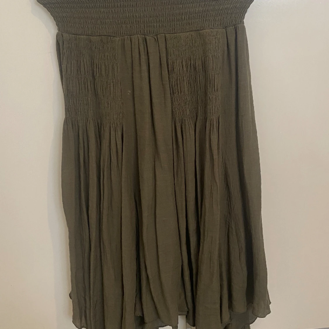 Grön lågmidjade lång kjol