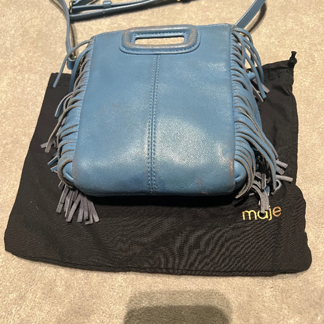 Ljusblå maje väska - 90