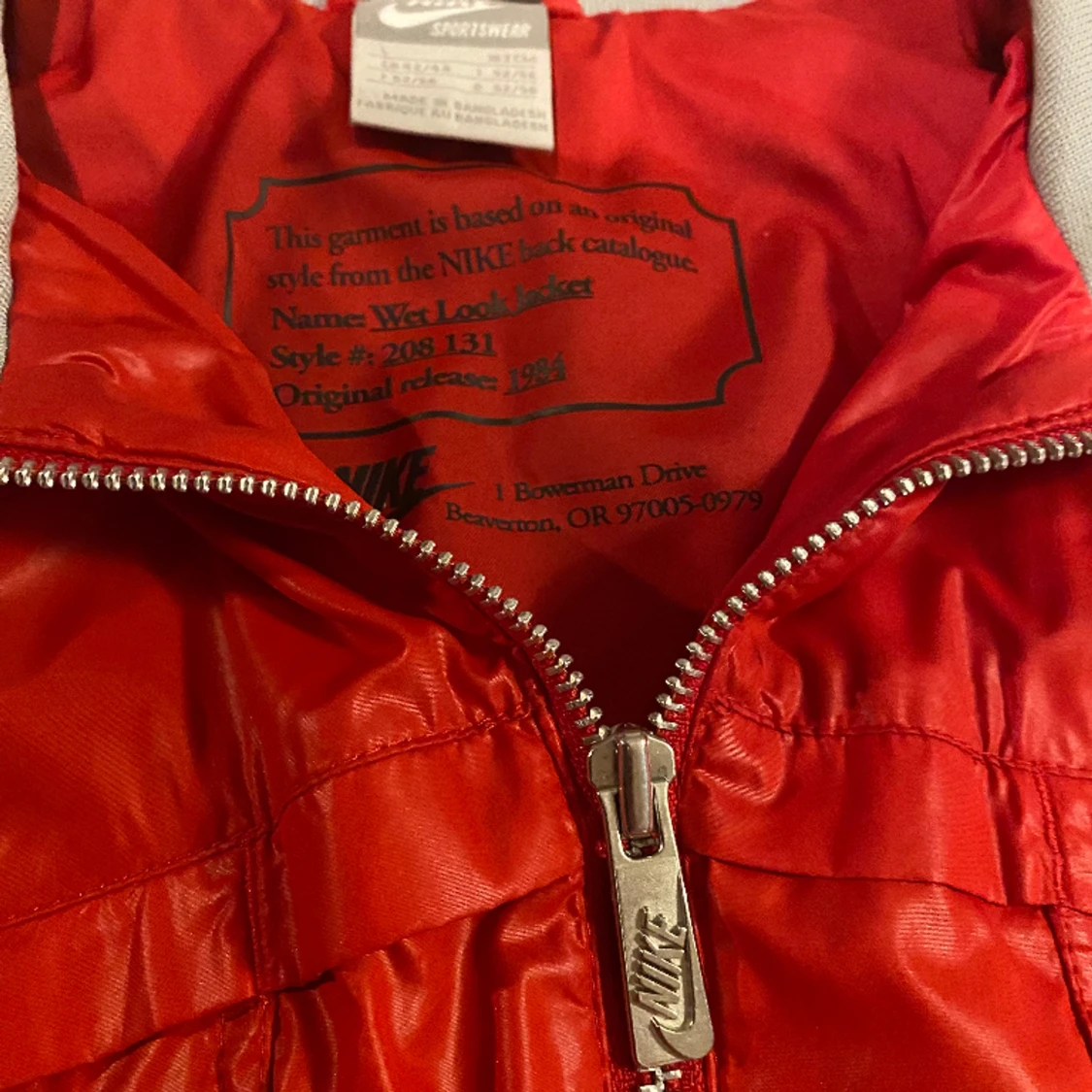 Nike vintage jacka ”wet look” - 91