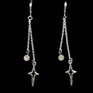 Bling stat örhängen - Ett par nickelsäkra och handgjorda örhängen från lunasparkle 