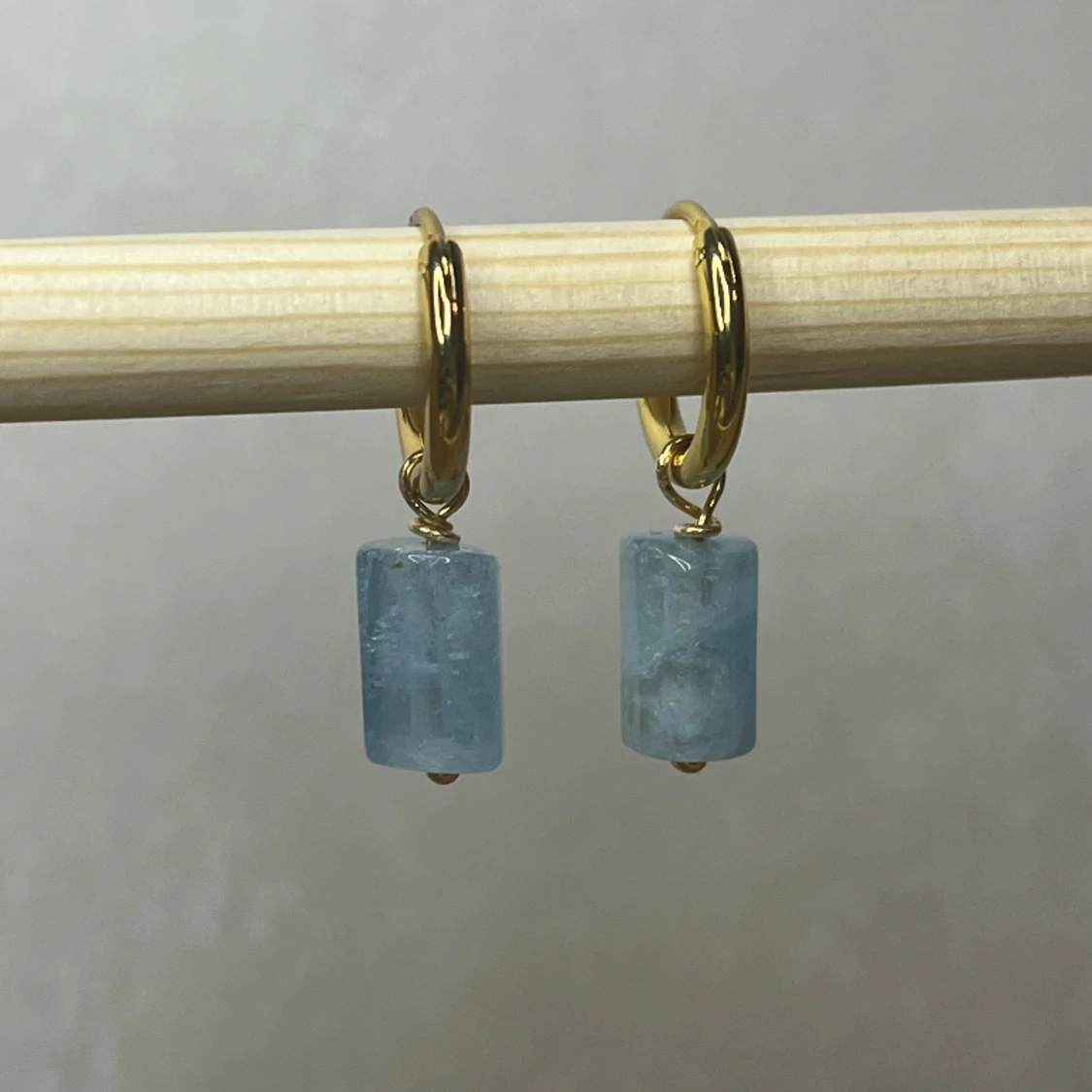 Hoops med blå stenar - 91