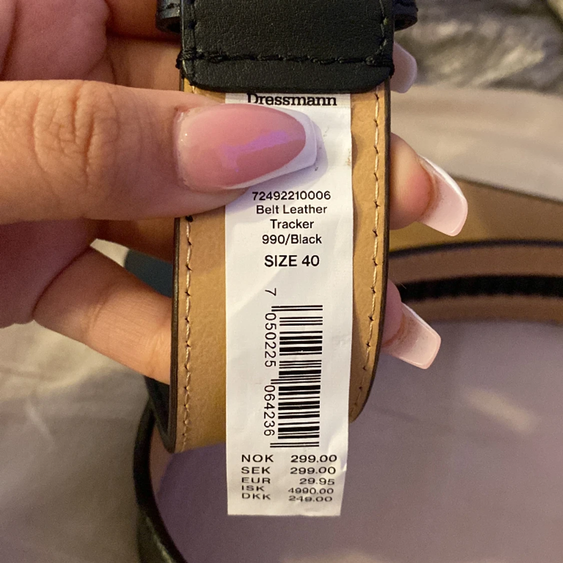 Svart bälte, Dressmann - 90