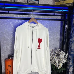 Ami Paris Sweatshirts Zip Jacket Hoodie  - Ami Paris 