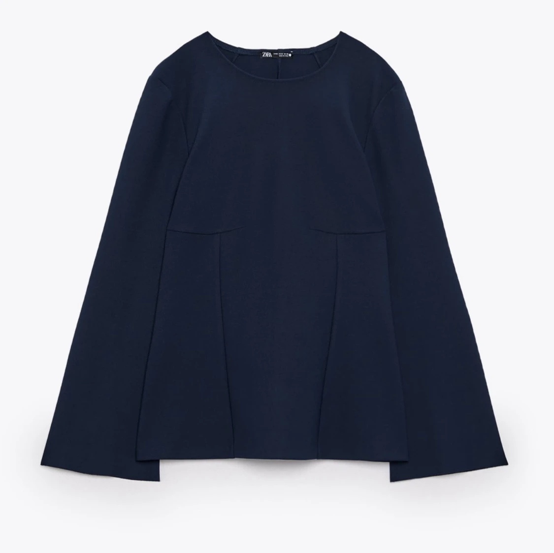 Mörkblå figursydd tröja - 90