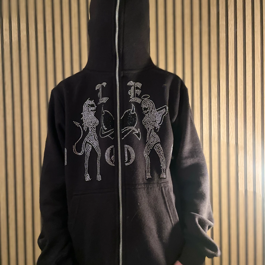 Rhinestone fullzip  - 90