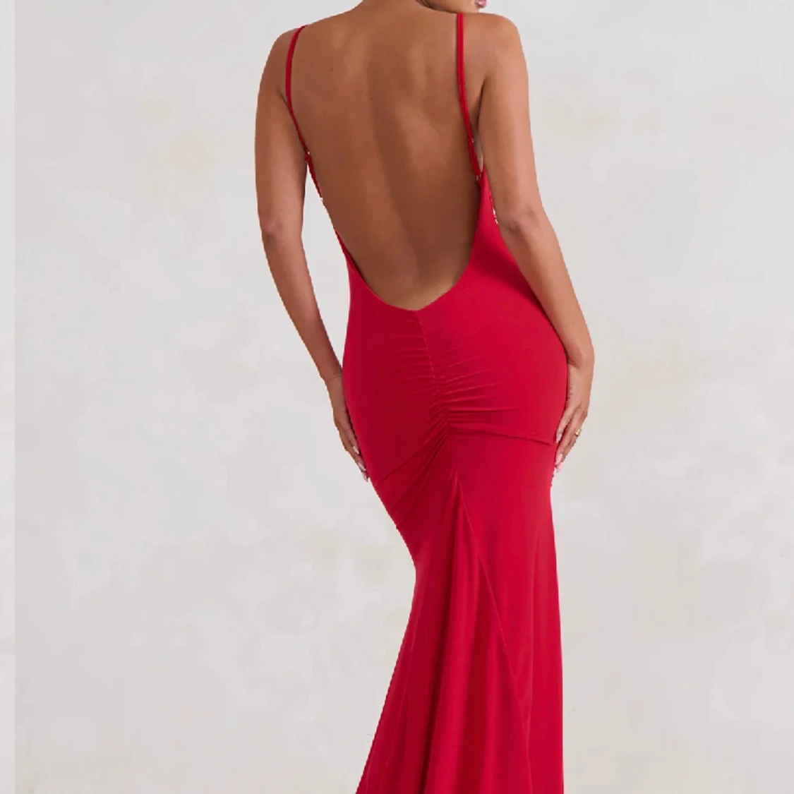 Röd Balklänning / Maxiklänning  - 90