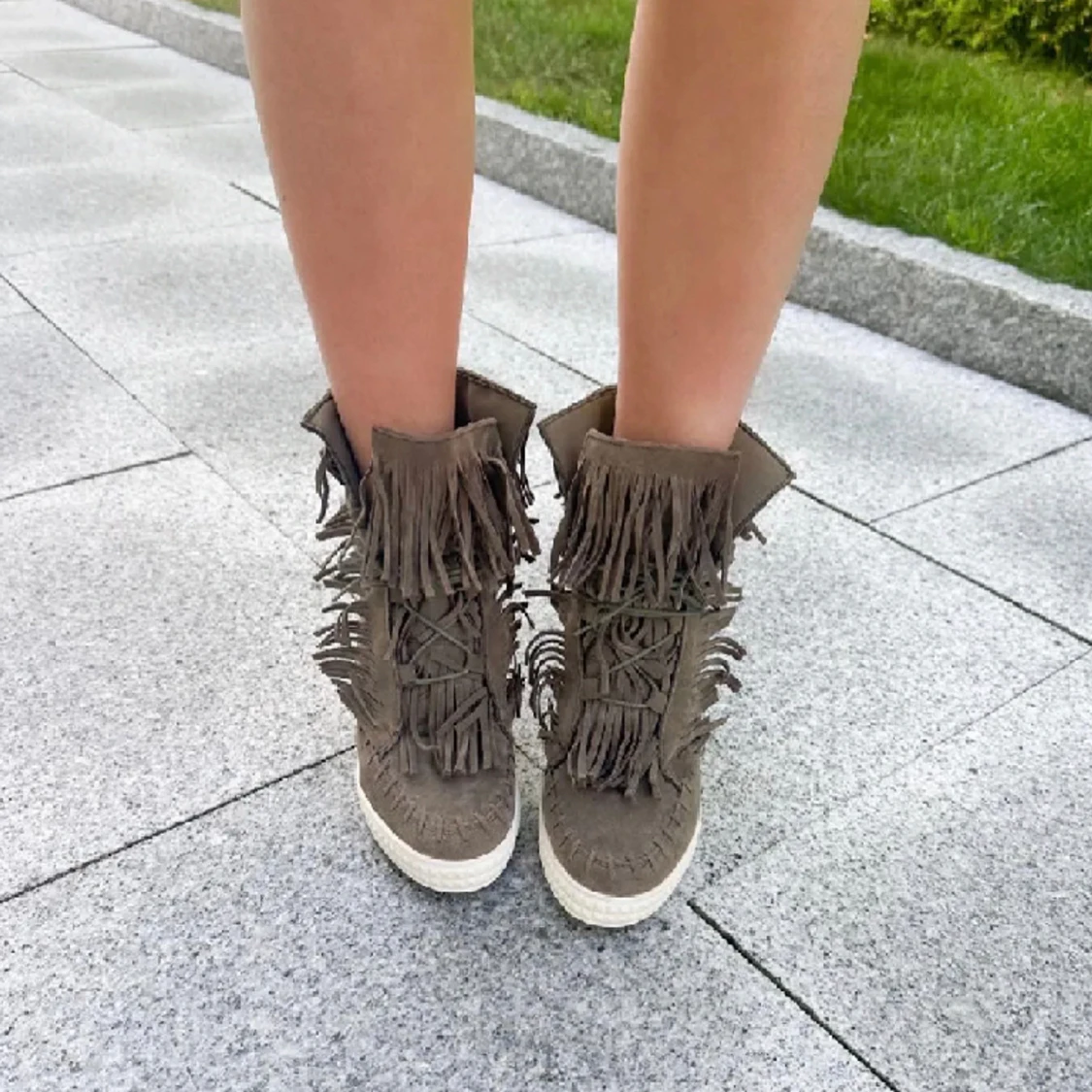 Kilklackar med fransar