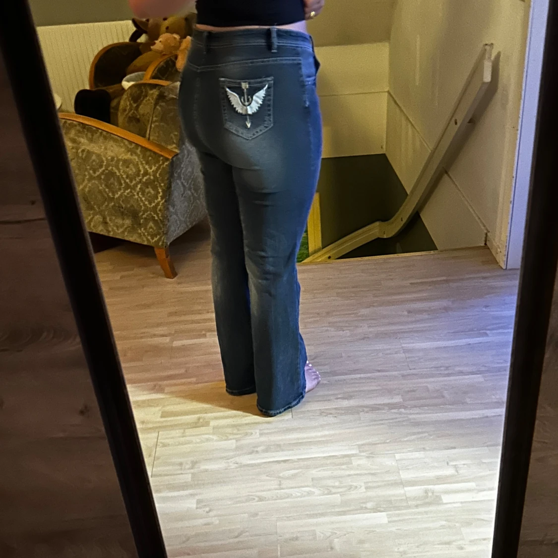 00s bootcut jeans, midwaist - 91