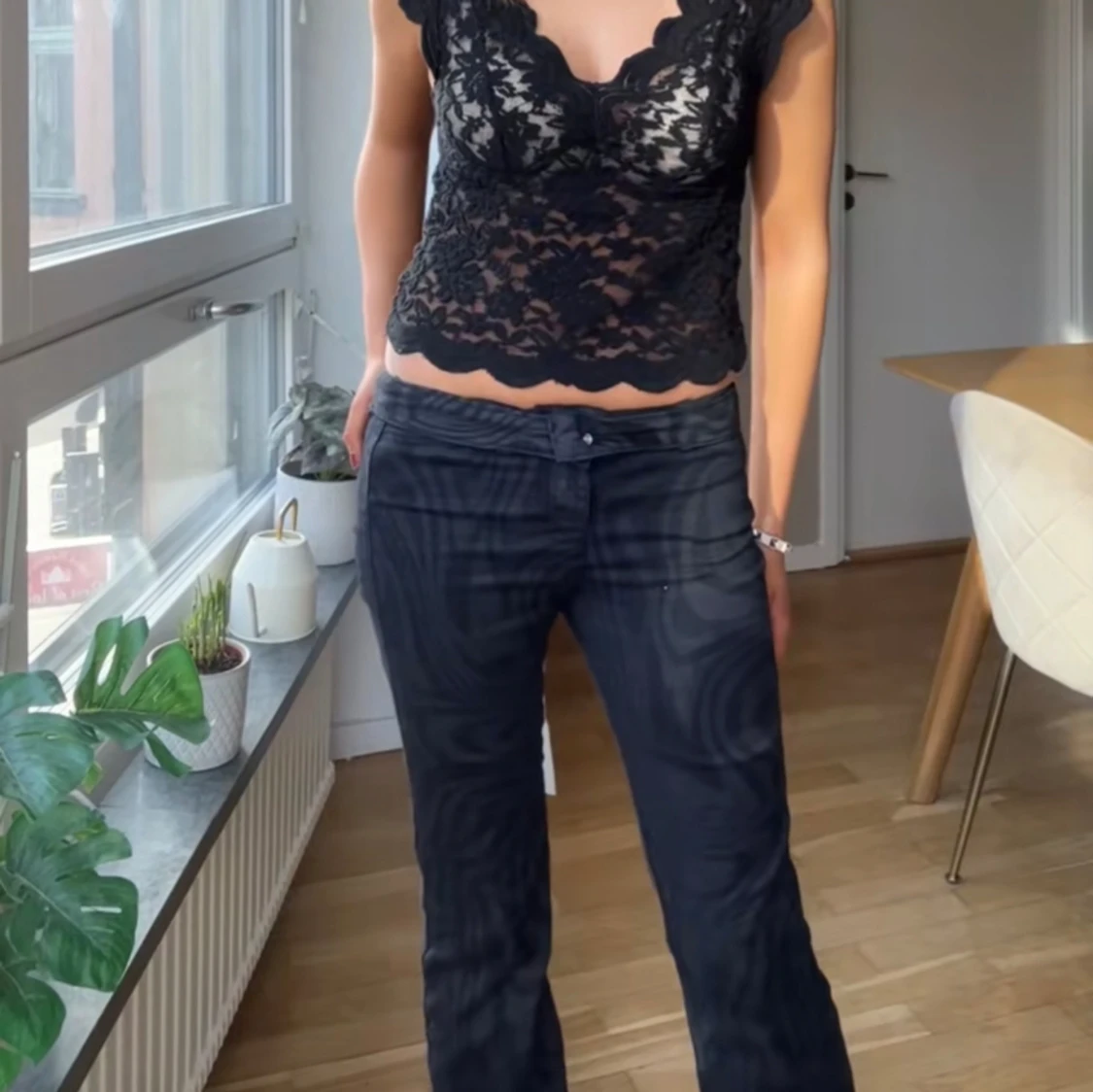 Mönstrade jeans - 91
