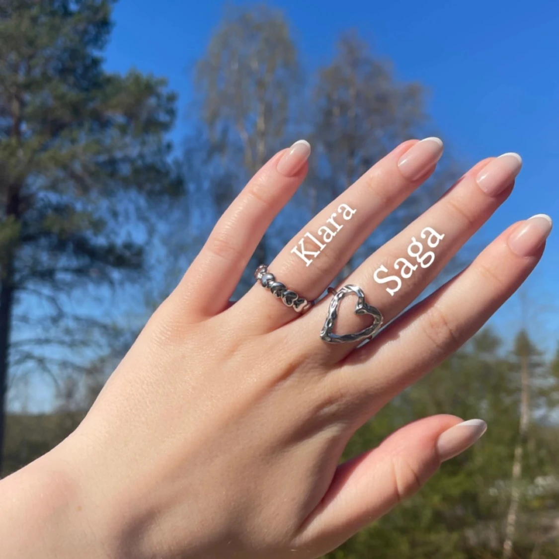 Saga ring rostfri  - 91