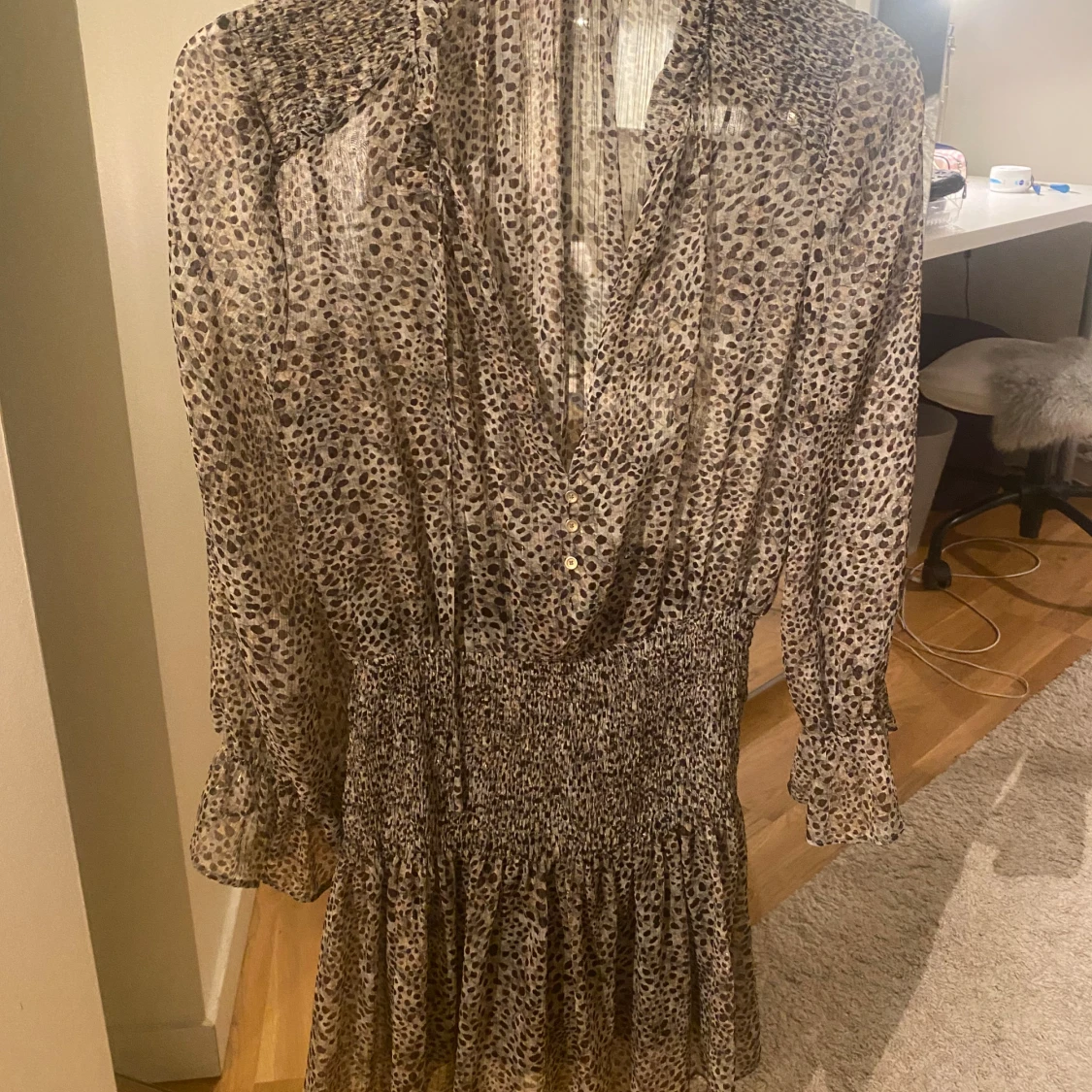 Zara leopard klänning - 90