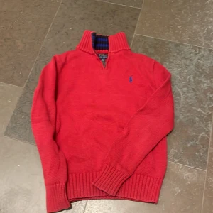 Ralph lauren stickad zipper 10-12 - Fint skick en lite fläck på baksida ärm se bild 3