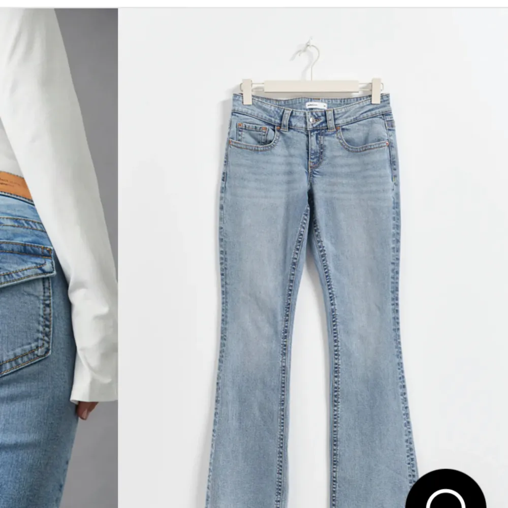 Säljer mina ginatricot jeans om du vill ha bilder på hur dom sitter på skriv det! Storlek 36. Jeans & Byxor.