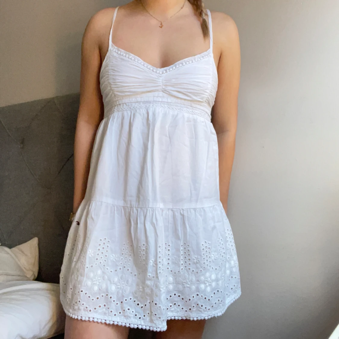 Vit sommarklänning 