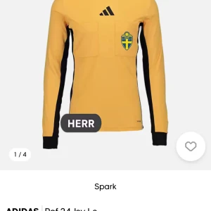 Domartröja - Gul och svart domartröja. Storlek M