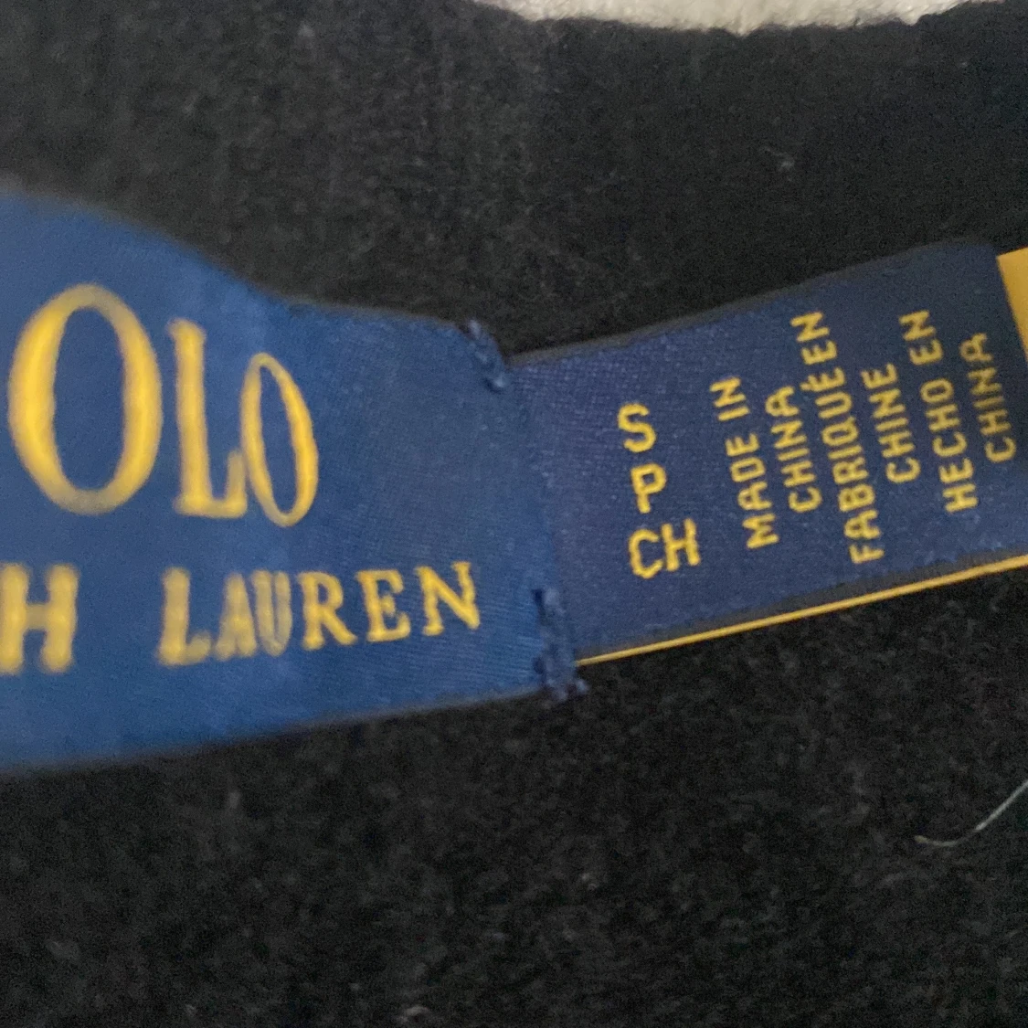 Svart kabelstickad tröja från Polo Ralph Lauren - 1