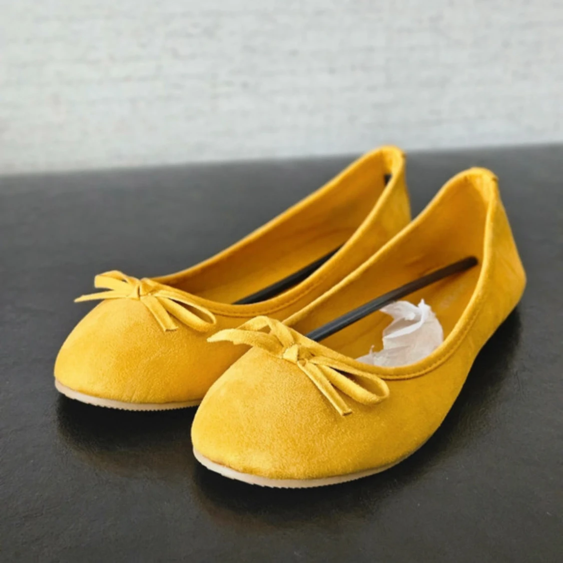 Gula ballerinaskor - 1