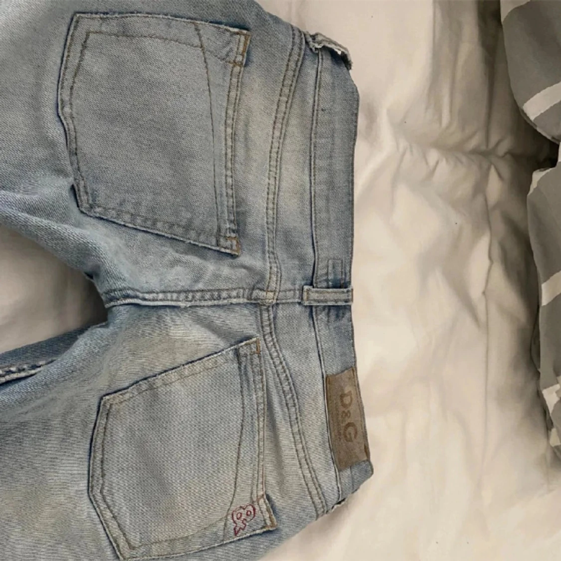 Lågmidjade bootcut jeans  - 1