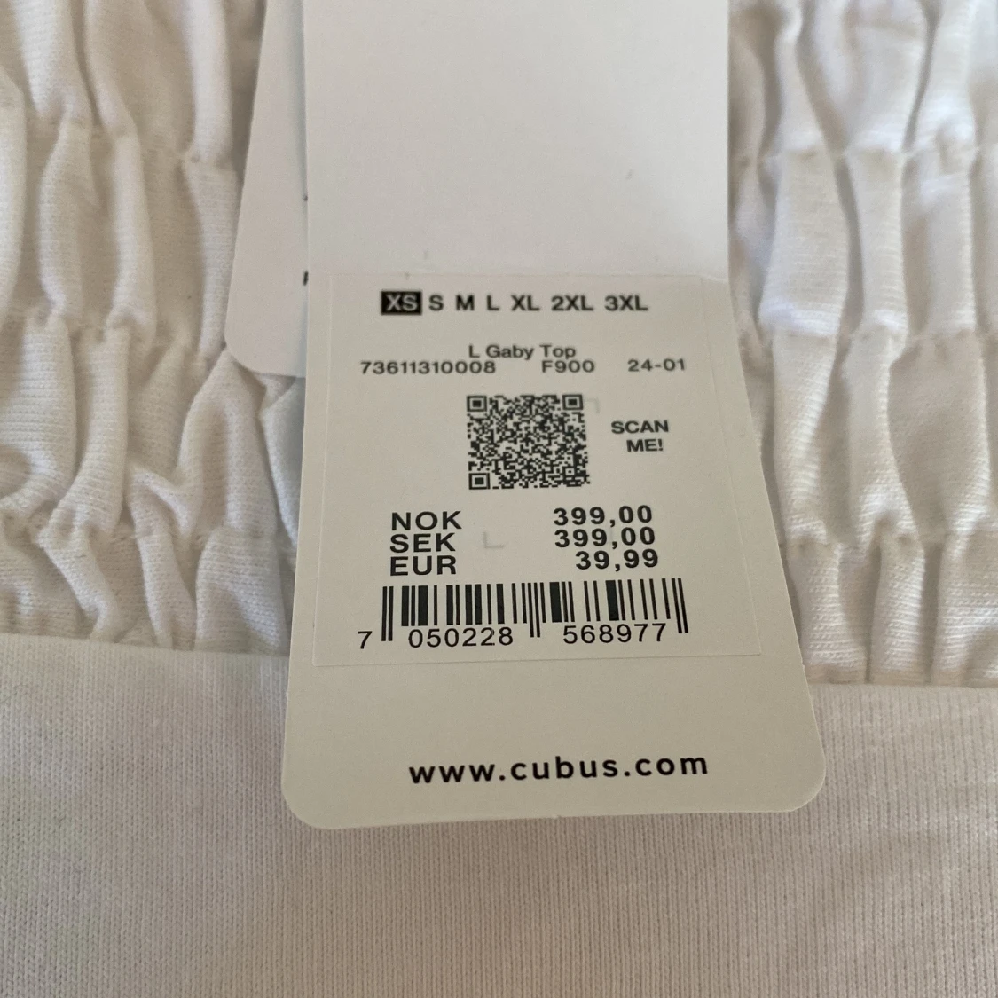 Vit långärmad topp från Cubus - 3