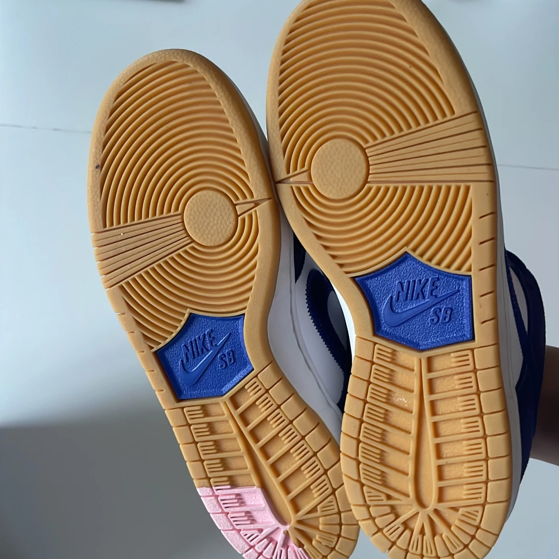 Nike SB Dunk Low blå/vit sneakers - 3