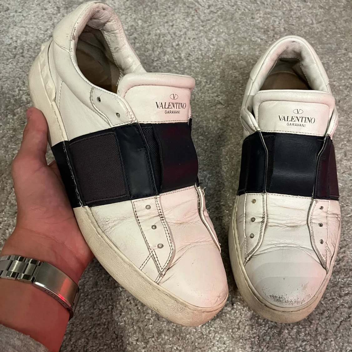 Valentino Garavani Open sneakers vit/svart