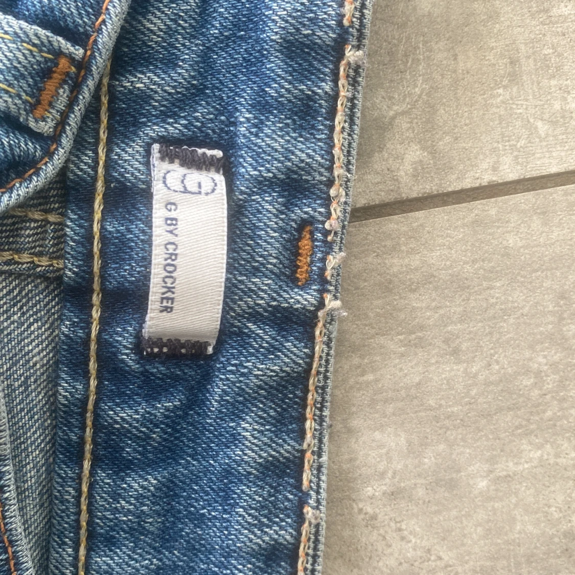 Replay jeans med gult märke - 4