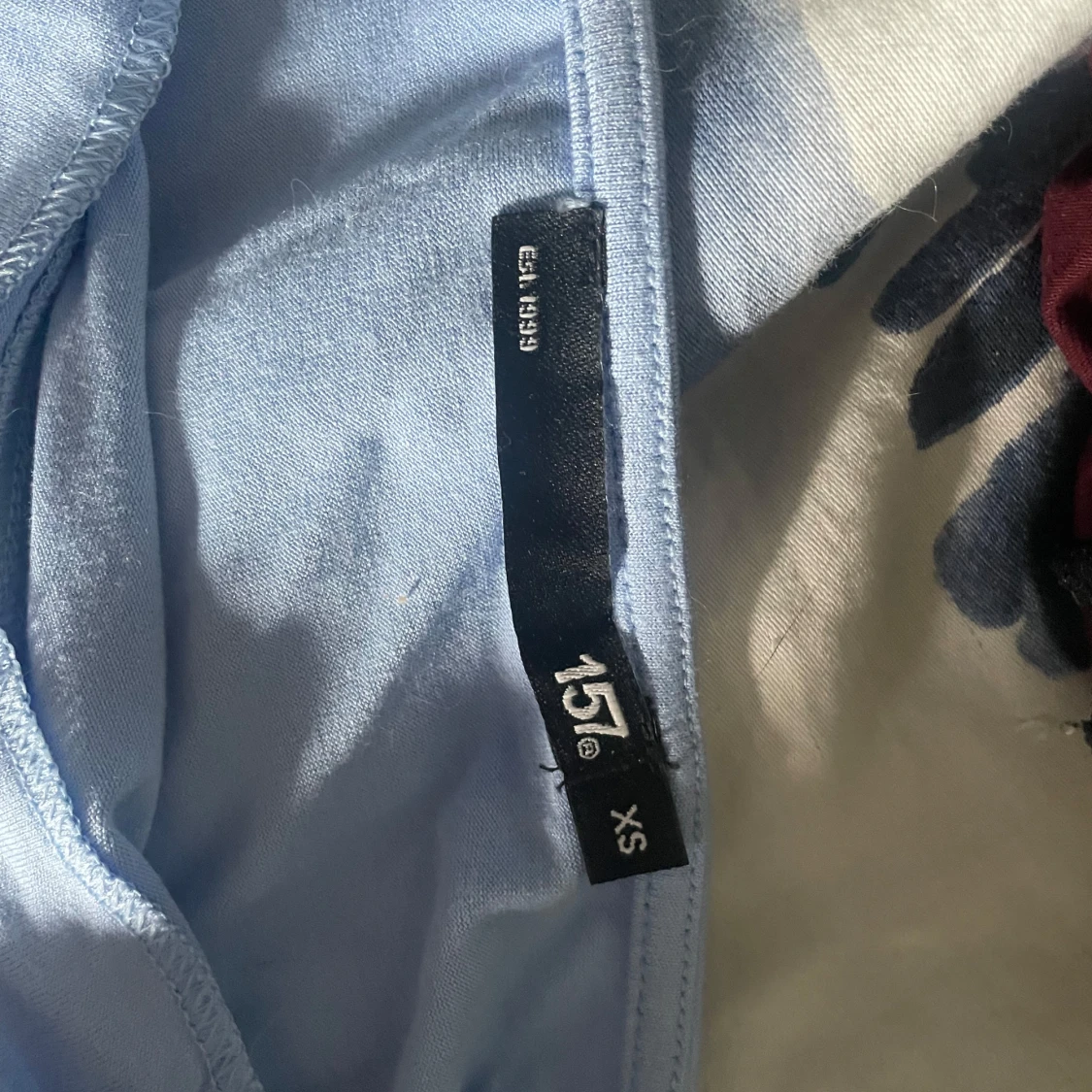 Ljusblå ärmlös topp från 157 - 1