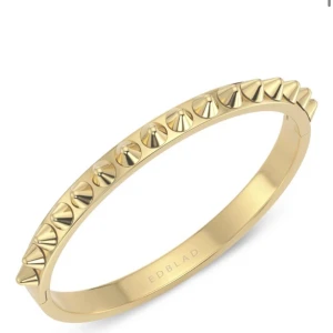 Guldigt armband med nitar från Edblad - Coolt armband från Edblad i guldig metall med markerade nitar runt hela