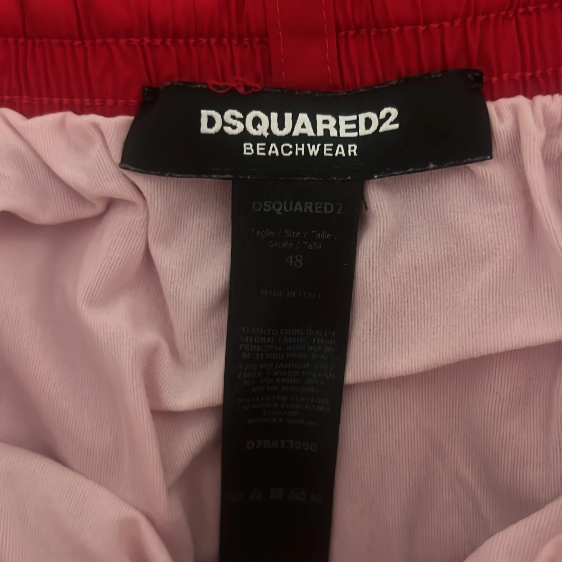 Röda badshorts Dsquared2 - 2
