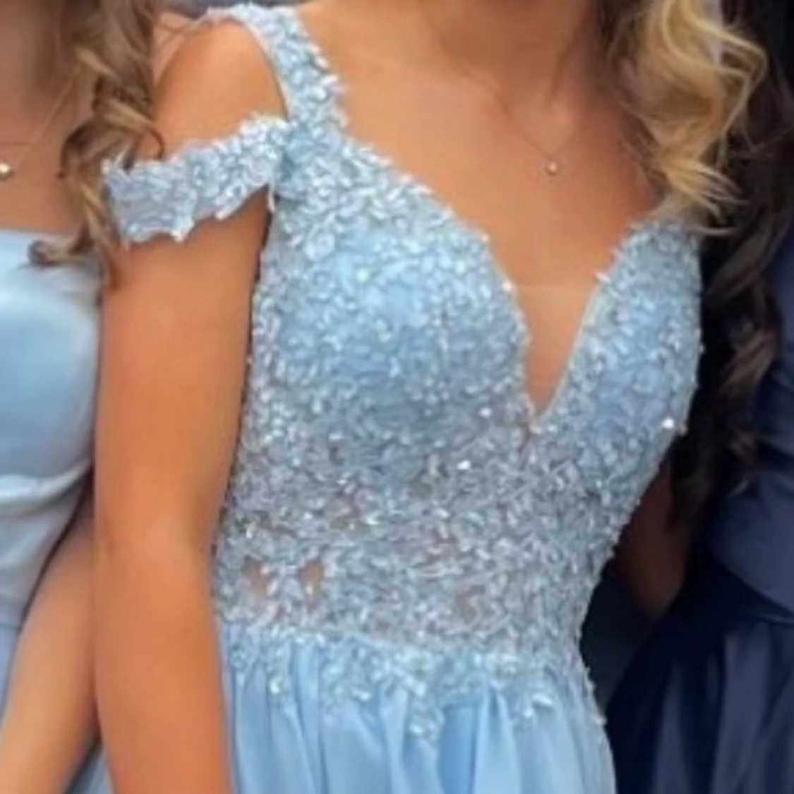 Blå balklänning - 2