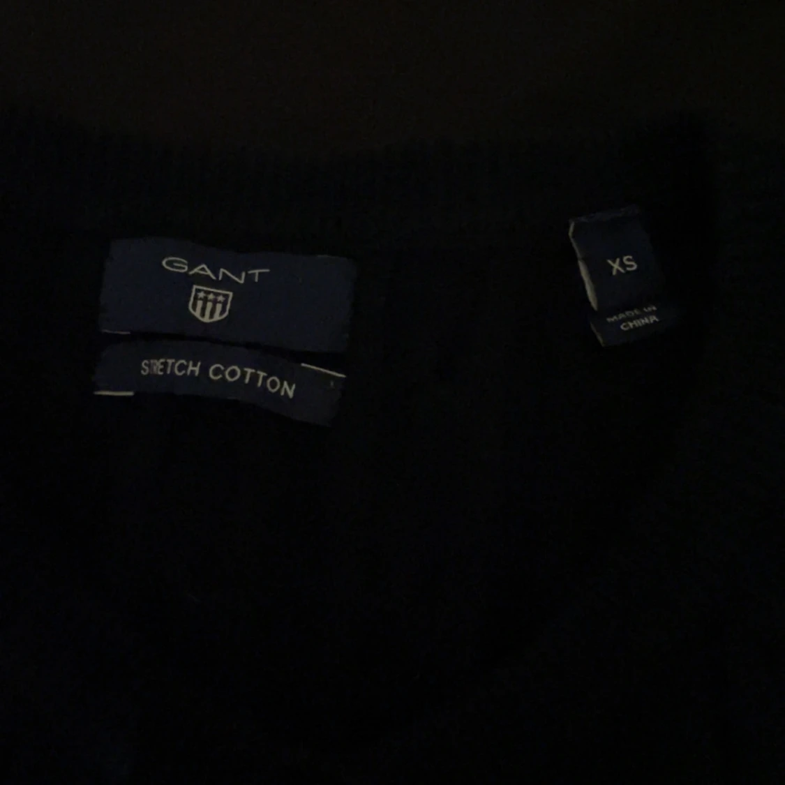 Svart kabelstickad kofta från Gant XS - 4