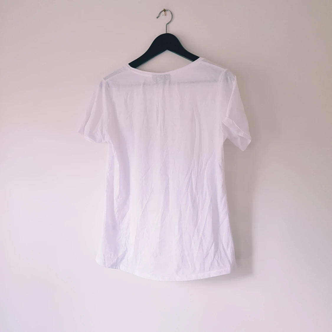 Vit t-shirt med palmtryck från Pine Ridge strl M - 1