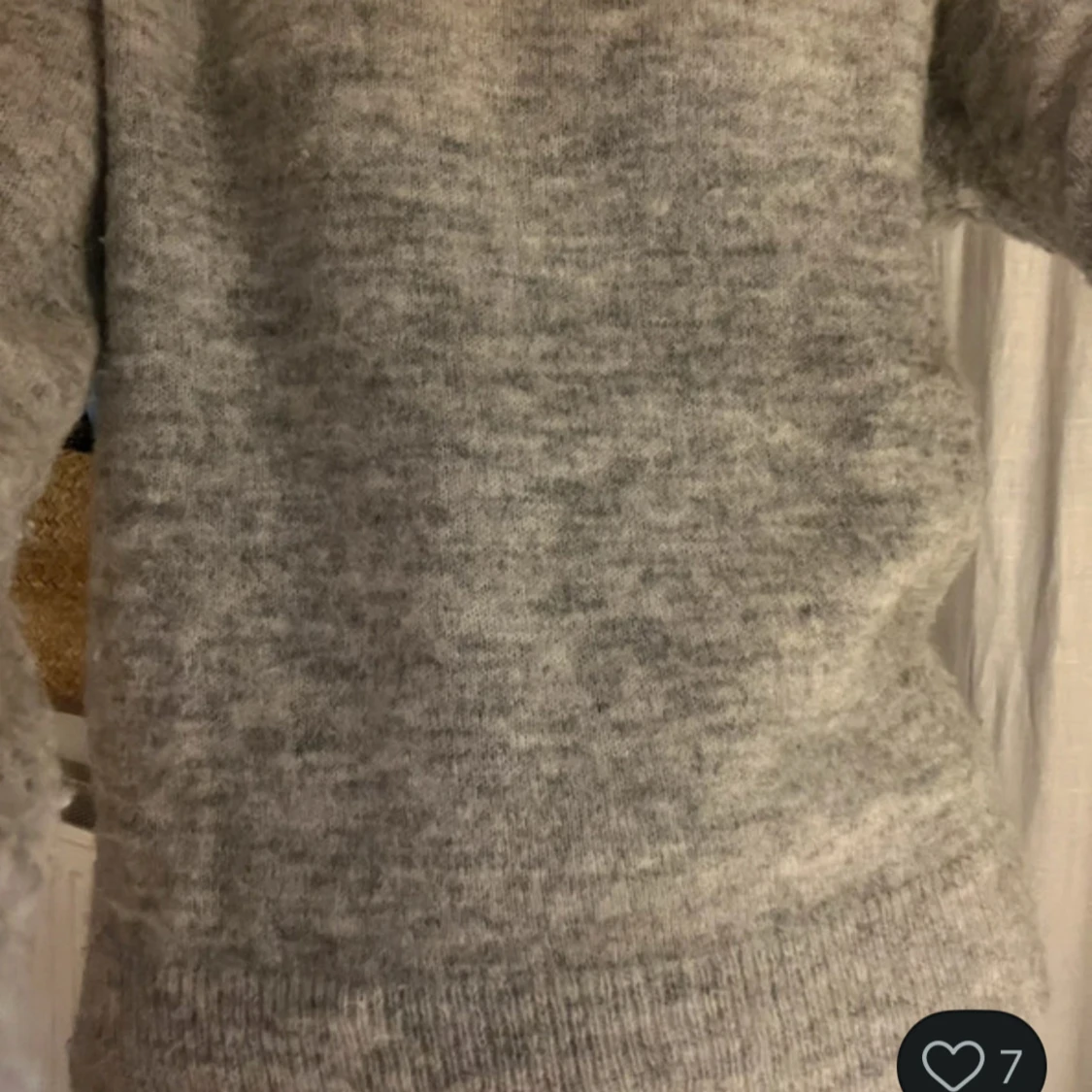 Slutsåld Grå ulltröja från selected femme💗 - 3