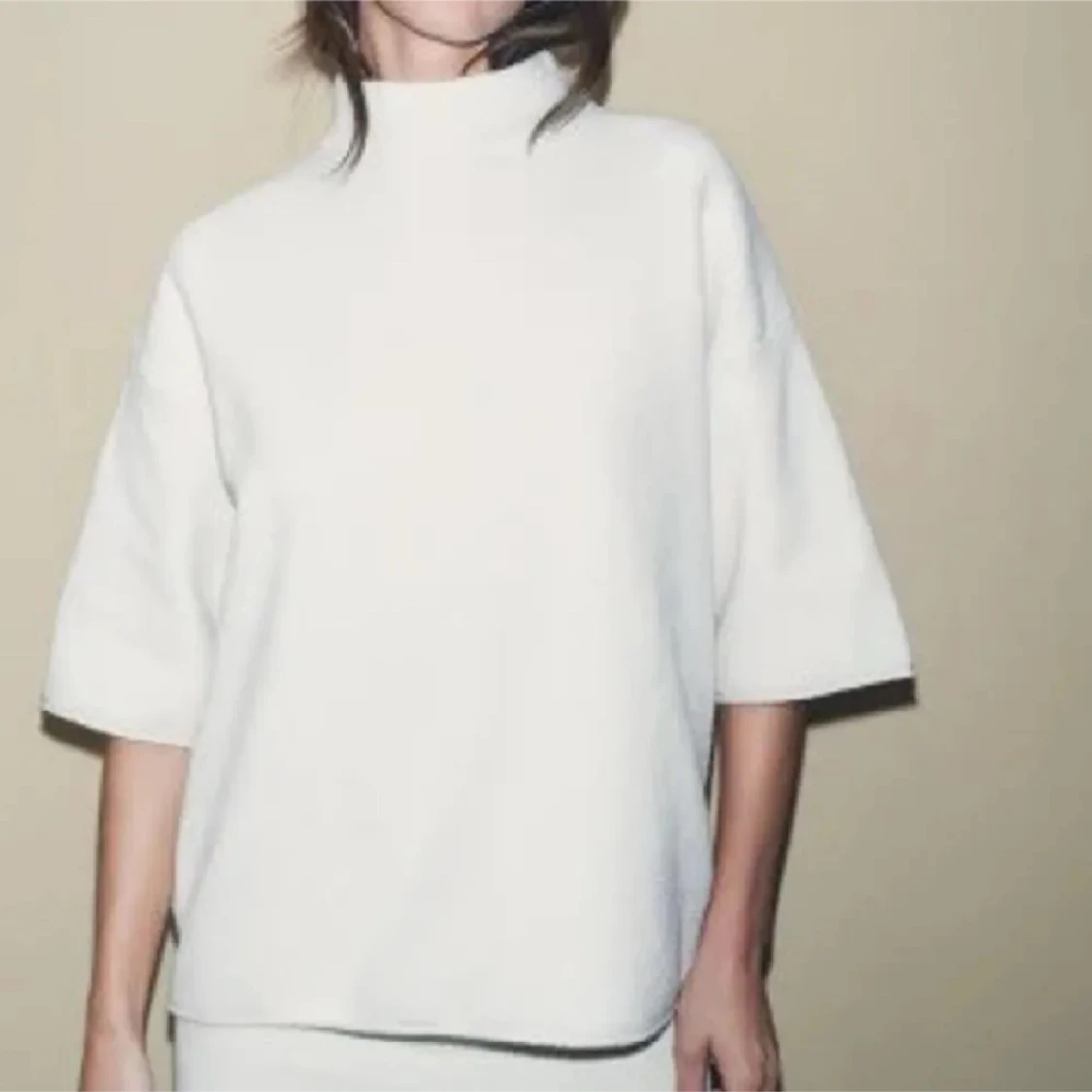 Vit polotröja från Zara