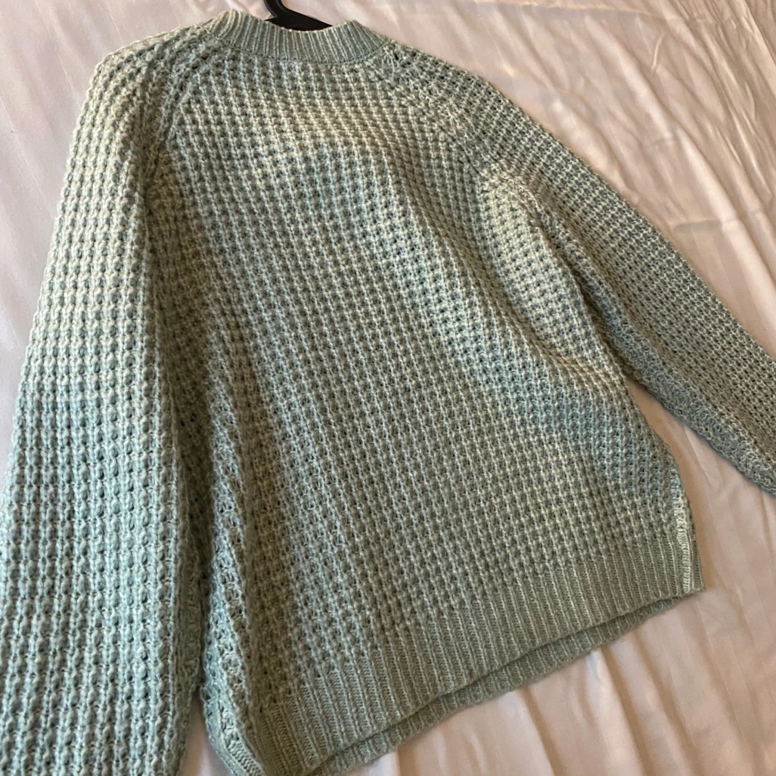 Ljusgrön stickad tröja från 157 - 2