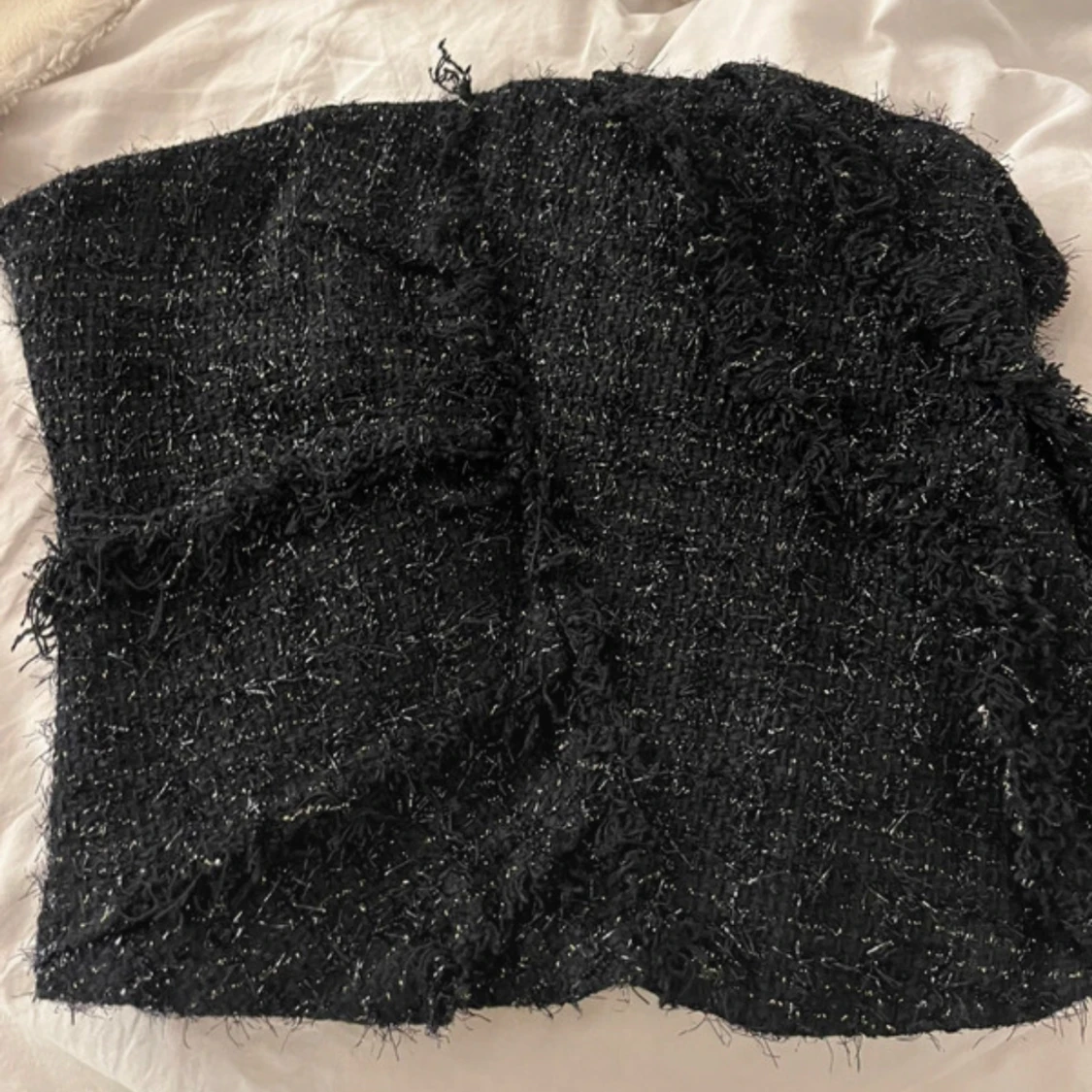 Svart tubtopp glitter - 1