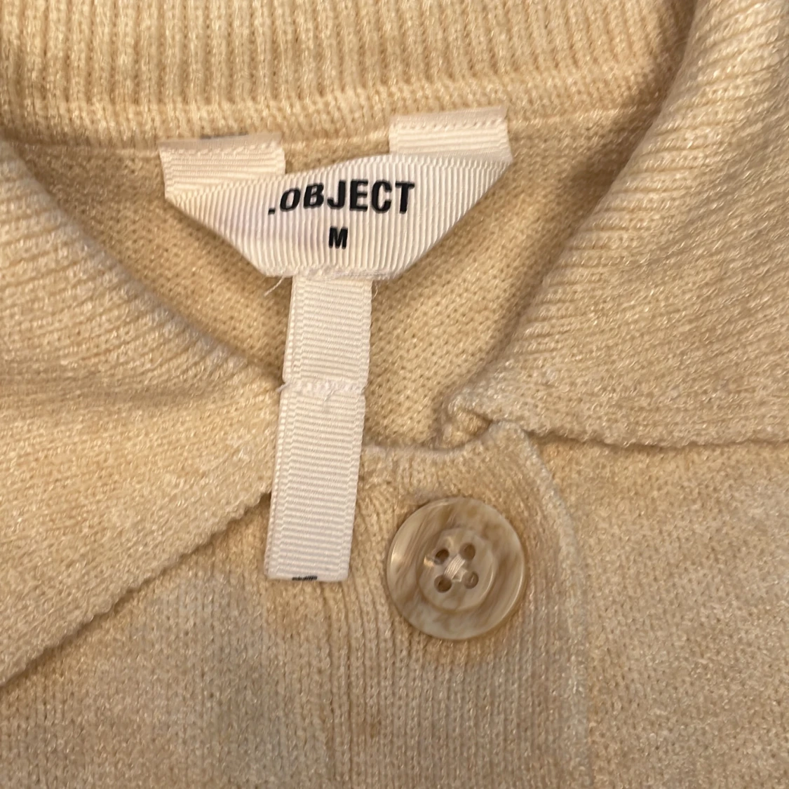 Beige kofta från Object - 1