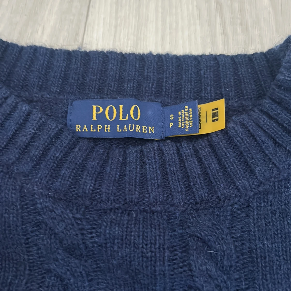 Mörkblå stickad tröja från Polo Ralph Lauren - 2