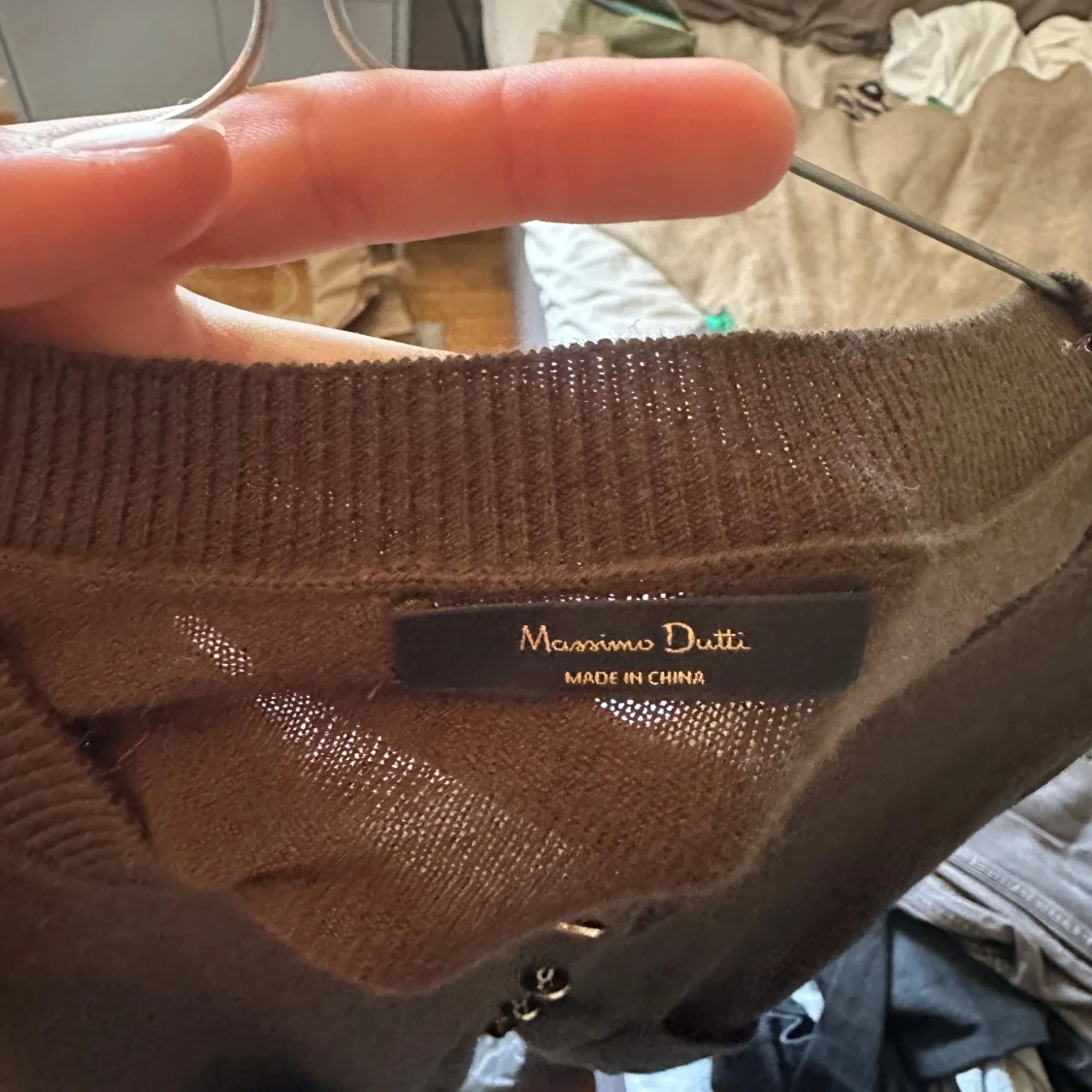 Mörkgrön kofta från Massimo Dutti - 3