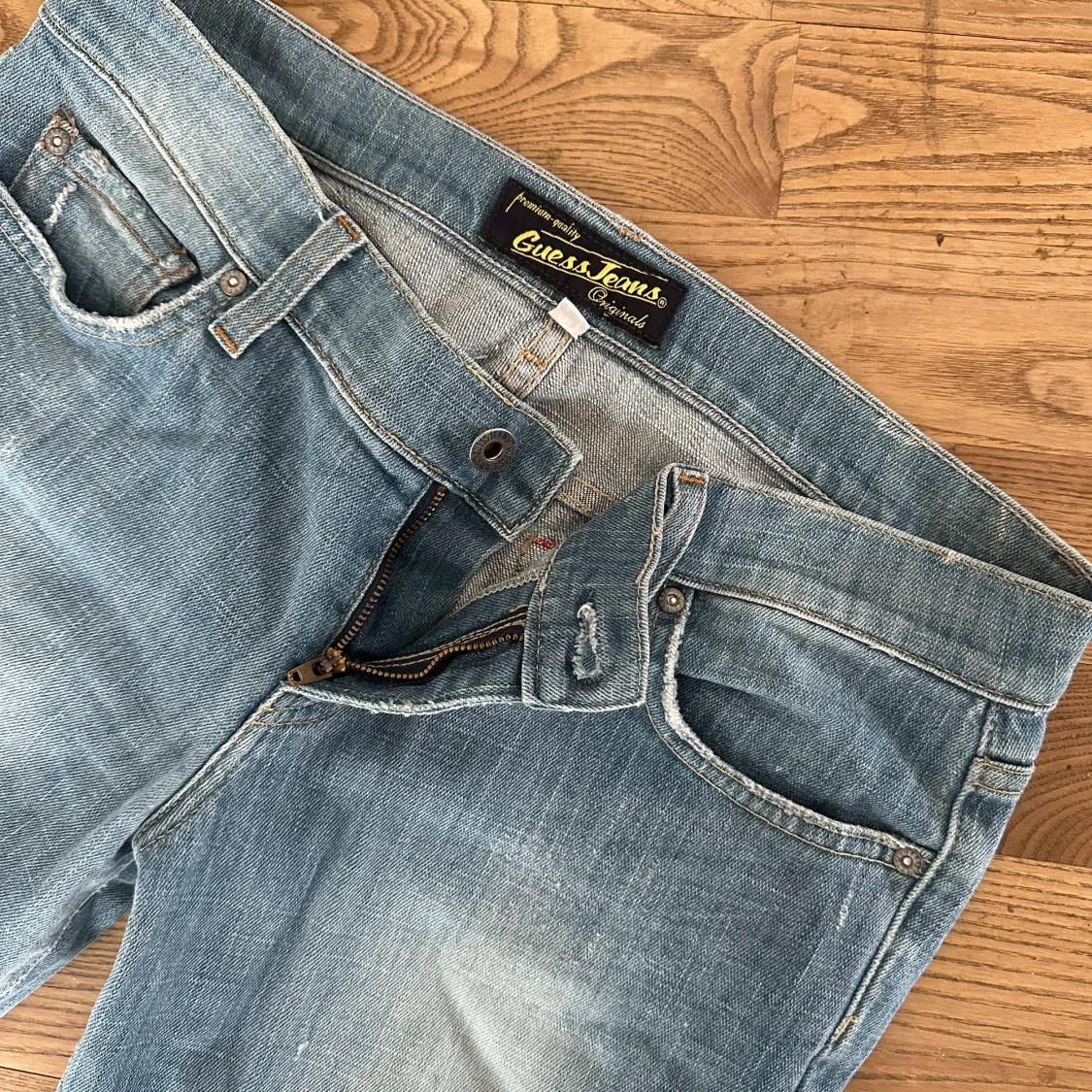 Lågmidjade bootcut jeans  - 1