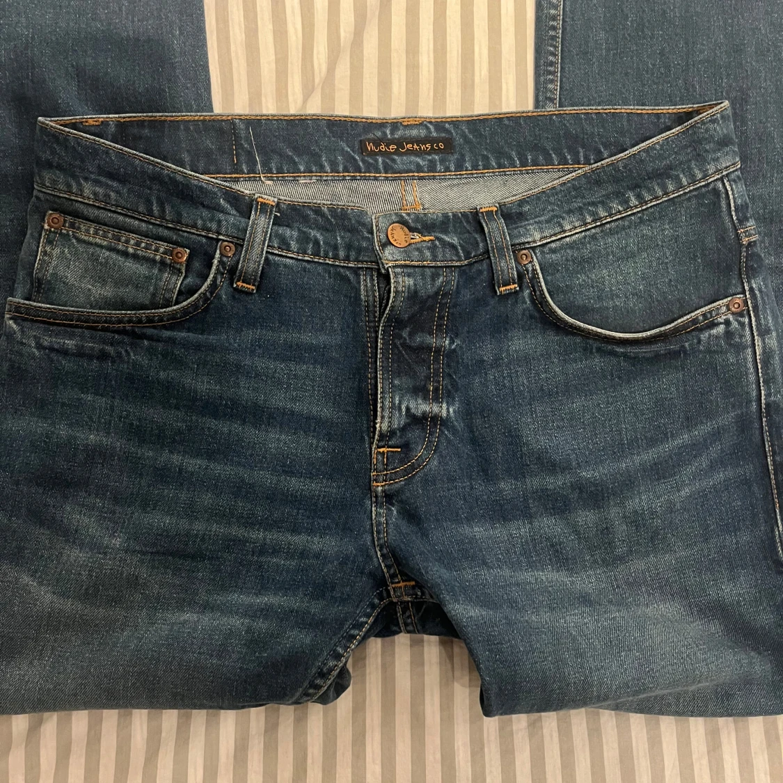 Blå jeans från Nudie