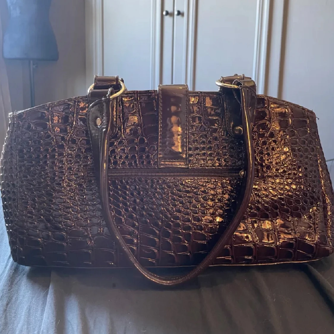 Mörkbrun handväska - 2